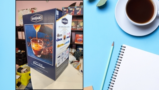 Caff Barbaro miscela Blu | 60 capsule compatibili A Modo Mio